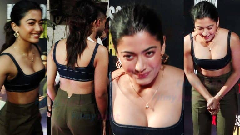 Rashmika Mandanna : షర్ట్‌ లేకుండా తిరుగుతూ రష్మిక మందన్న హద్దులు మీరి అందాలు చూపడానికి కారణం ఇదేనా..!!