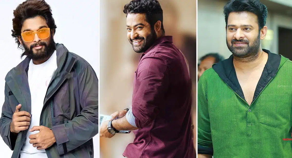 Prabhas and Jr Ntr in Bunny in most popular hero list