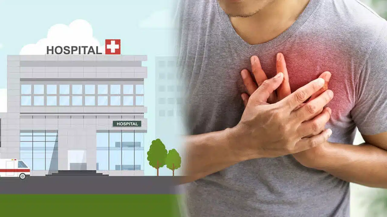 If you go to the hospital at this time when you have a heart attack