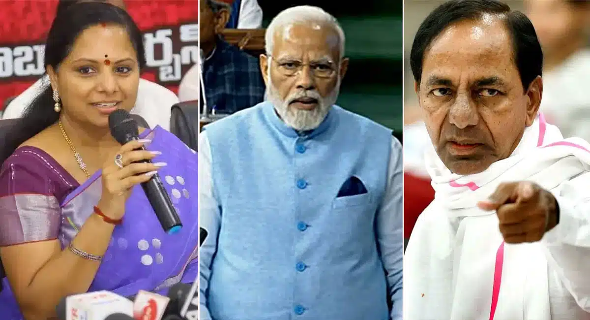 is kcr screwed by ed with kalvakuntla kavitha