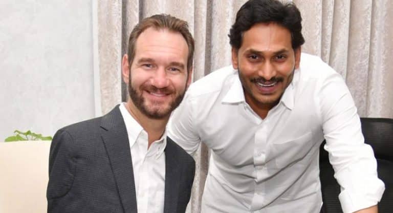 Nick Vujicic – YS Jagan : వైఎస్ జగన్ తో మోటివేషనల్ స్పీకర్ నిక్ వుజిసిక్ భేటీ !!