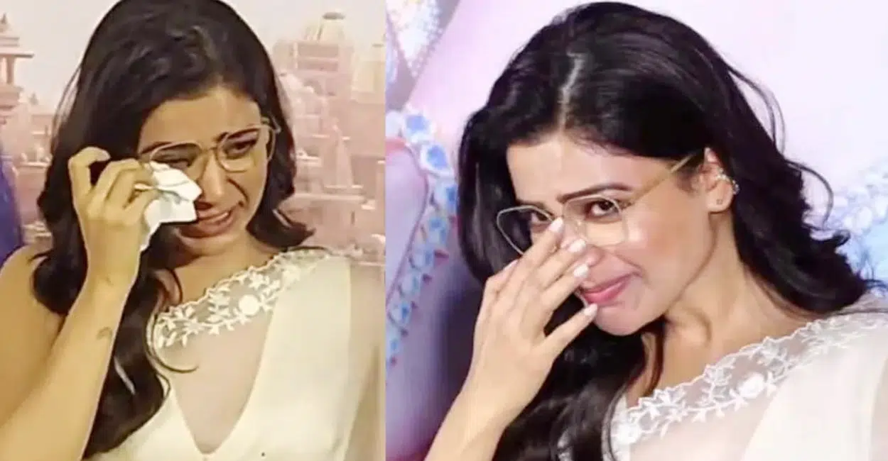 samantha emotional interaction with anchor suma
