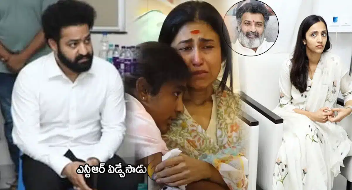 Ntr wife pranathi special care to Taraka Ratna wife Alekhya Reddy
