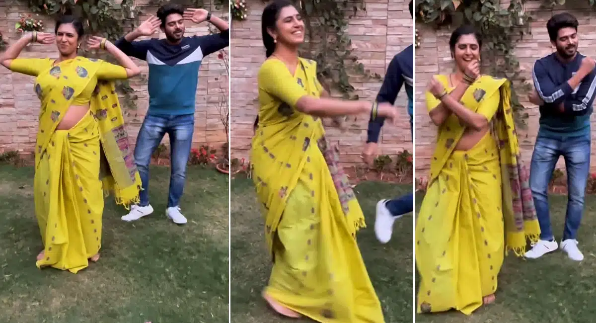 Intinti Gruhalakshmi Kasthuri latest dance video viral