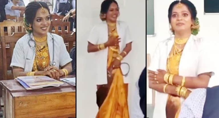 Viral Video : పెళ్లి బట్టల్లో పరీక్ష రాసిన పెళ్లికూతురు .. వైరల్ అవుతున్న వీడియో ..!!