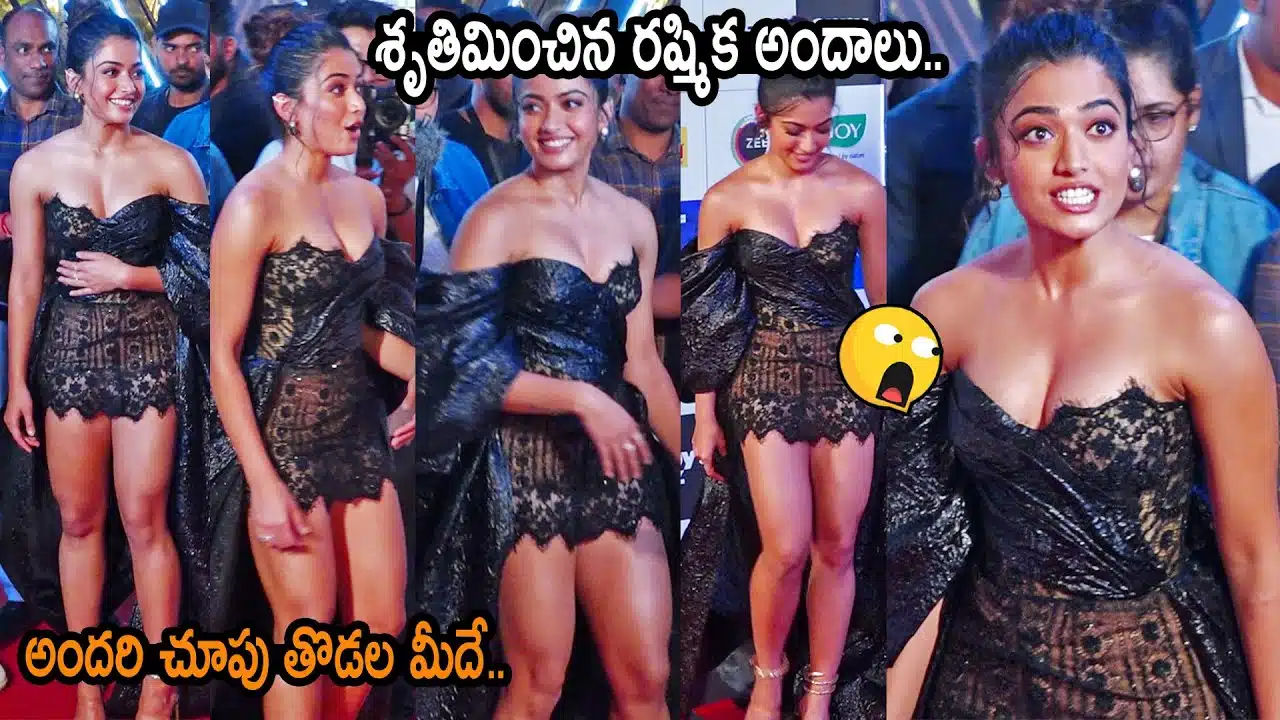 Rashmika Mandanna Looking Stunning at Zee Cine Awards 2023