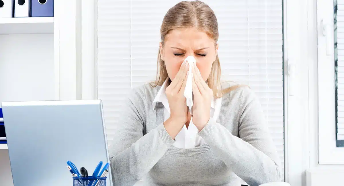 What causes fever and persistent cough