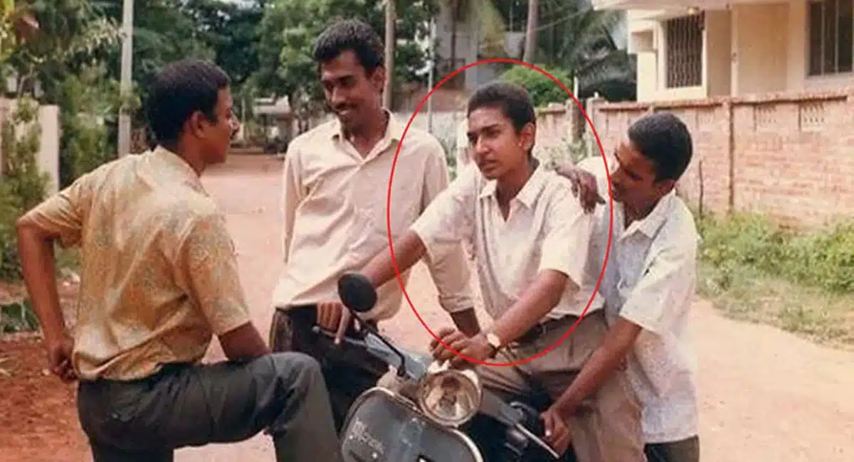 Rajamouli old pic viral on social media