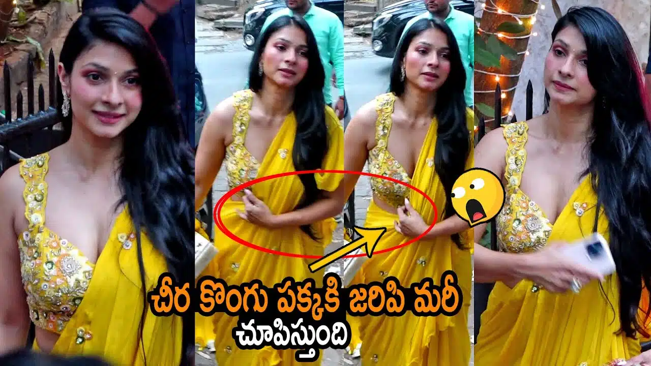 Kajol Devgan Sister Tanisha Mukherjee Stunning Looks In Yellow Saree