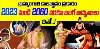 what will happen from 2023 to 2060 as per Brahmam Gari Kalagnanam