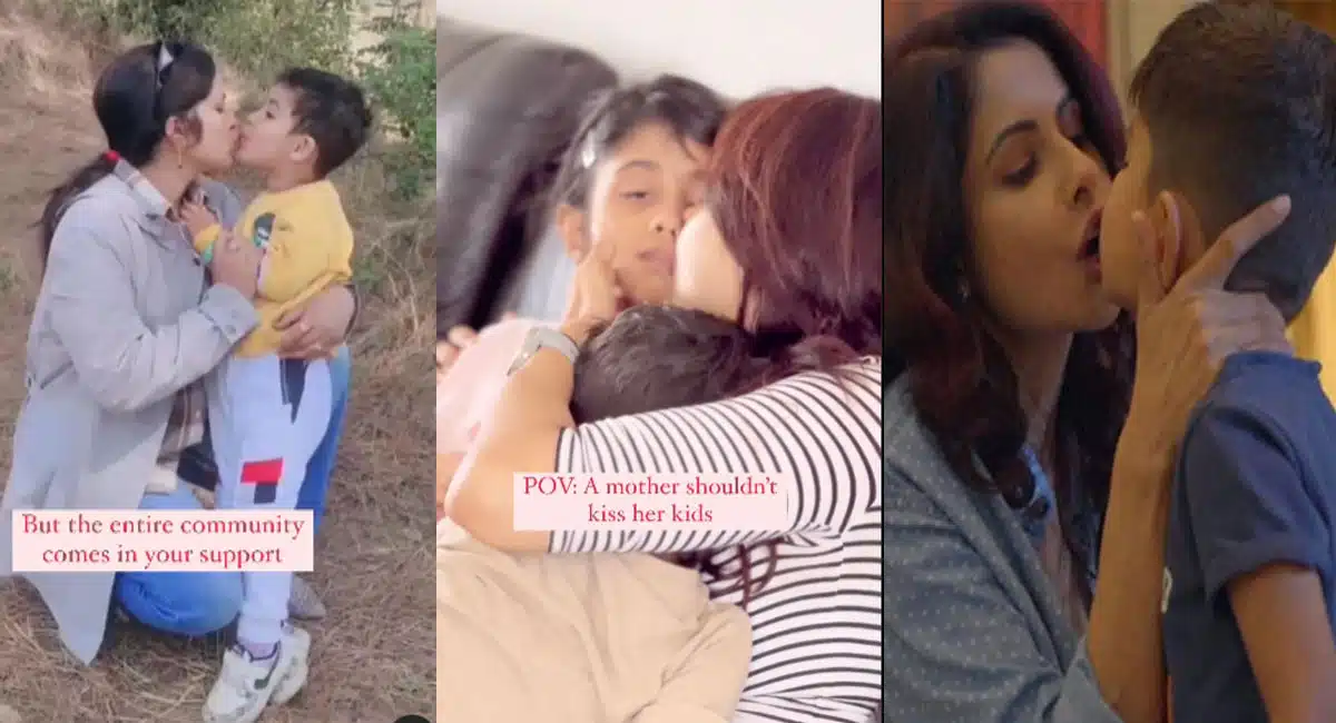 chhavi mittal lip ks to kids trolled by netizens
