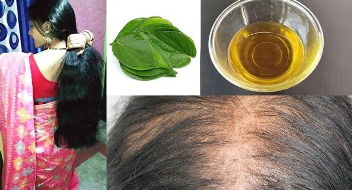 If you do this with betel leaves, hair will not fall during birth