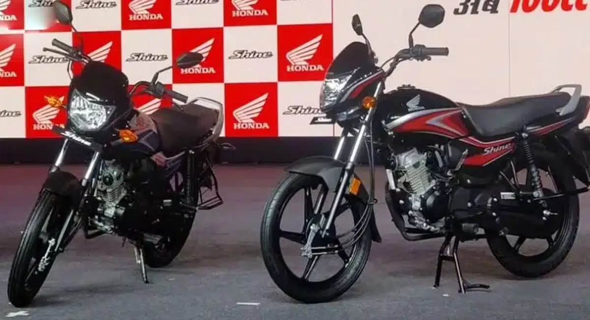 The Honda Shine at a low price