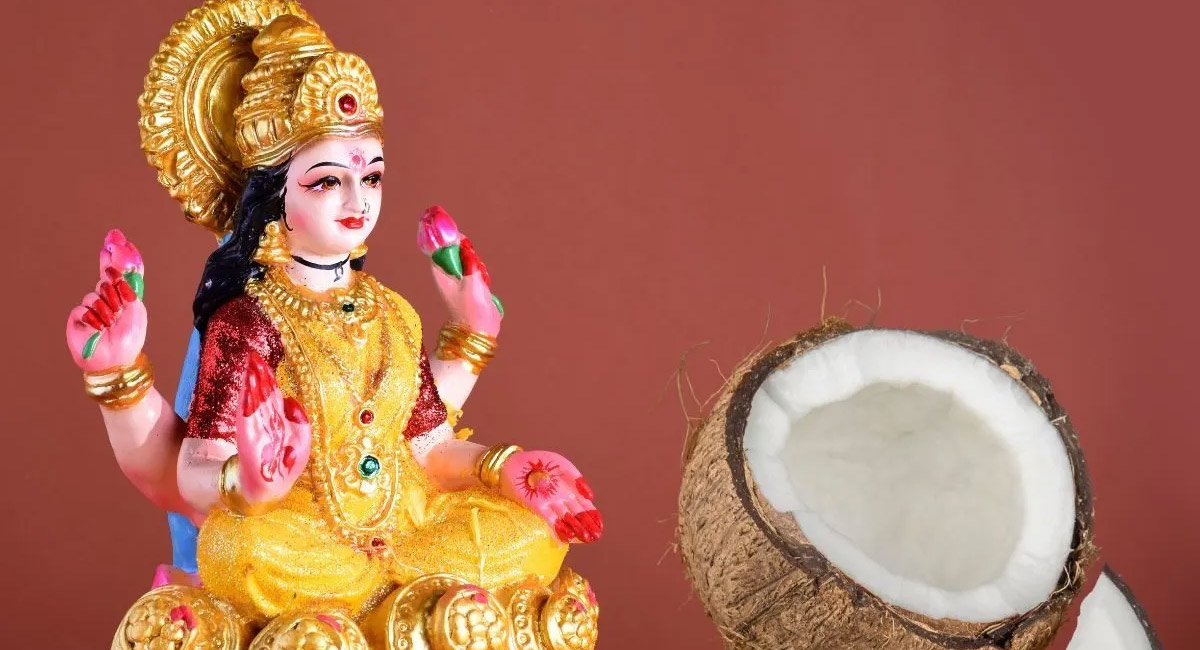 Unique benefits with coconut With the pleasure of Lakshmi Devi all miseries are removed