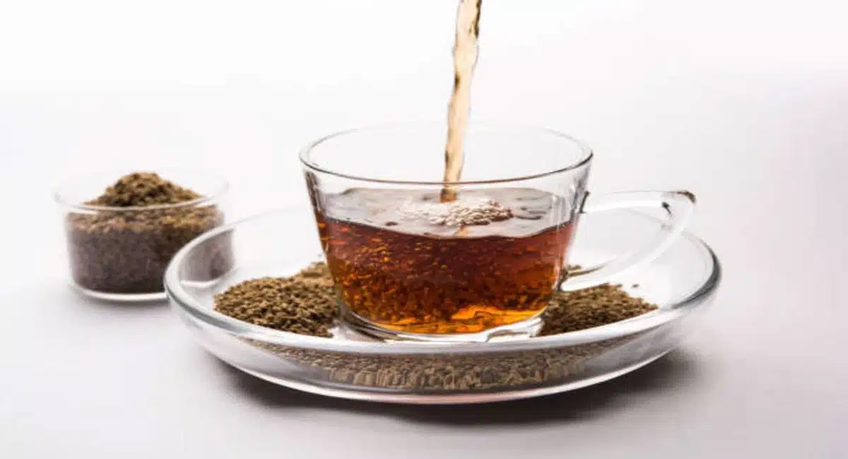 Drinking cumin herbal tea makes the skin glow