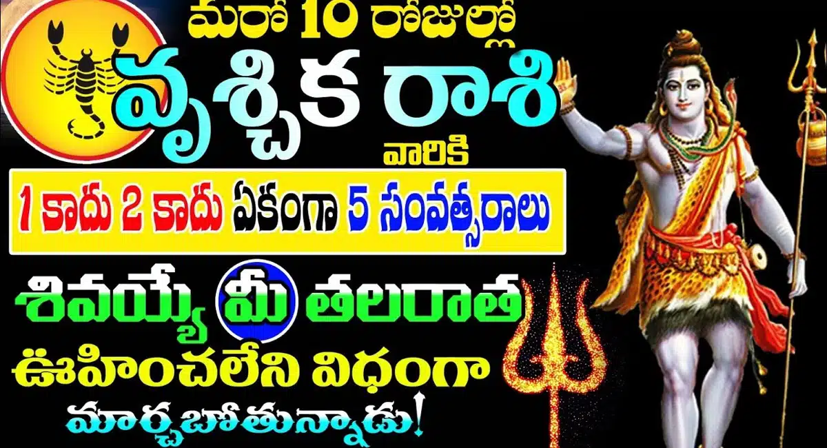 Zodiac Signs another 10 days for Scorpios, Shivayya is going to change your life