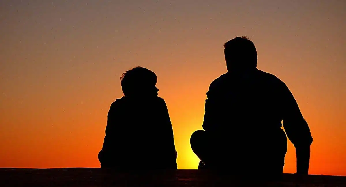 Before die father give watch to son