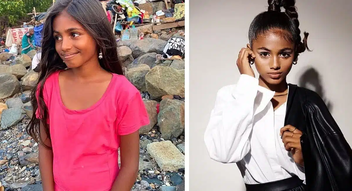 15 years old became model from a mumbai slum