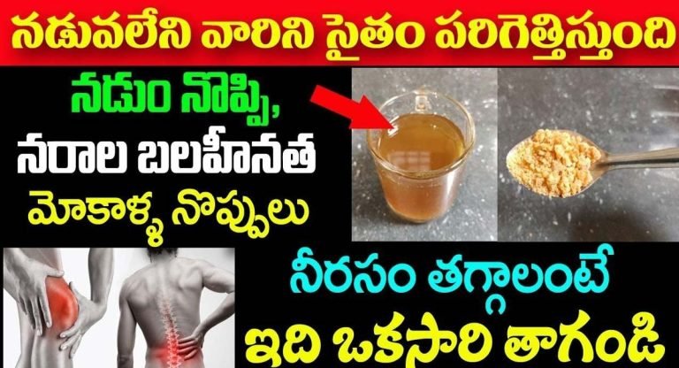 Lower Back Pain : నడుము నొప్పి, నరాల బలహీనత, మోకాళ్ళ నొప్పులు మటుమాయం…!