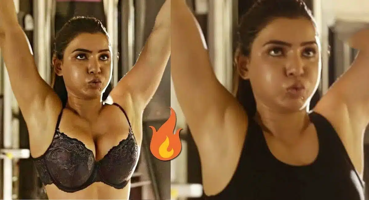 Samantha stunning workout in bikini wear latest video