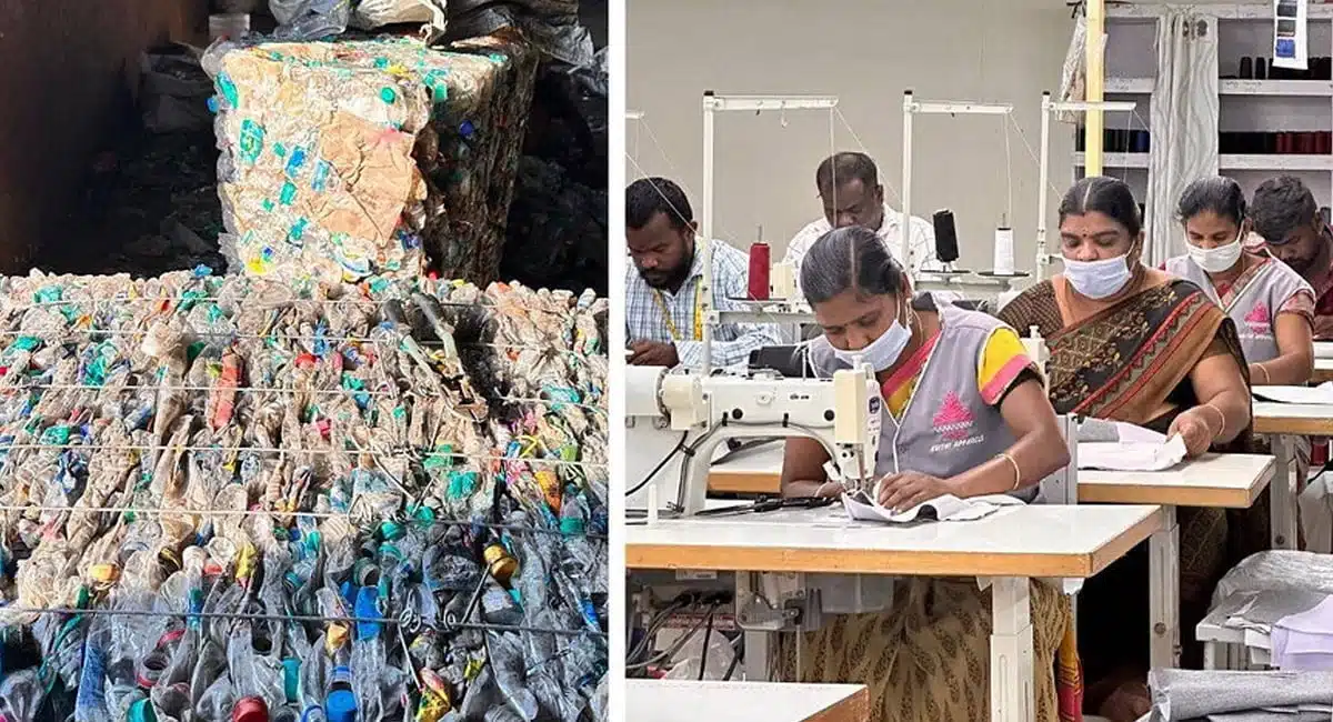 dad and sonbuilt rs 100 crore business with plastic bottles turning clothes