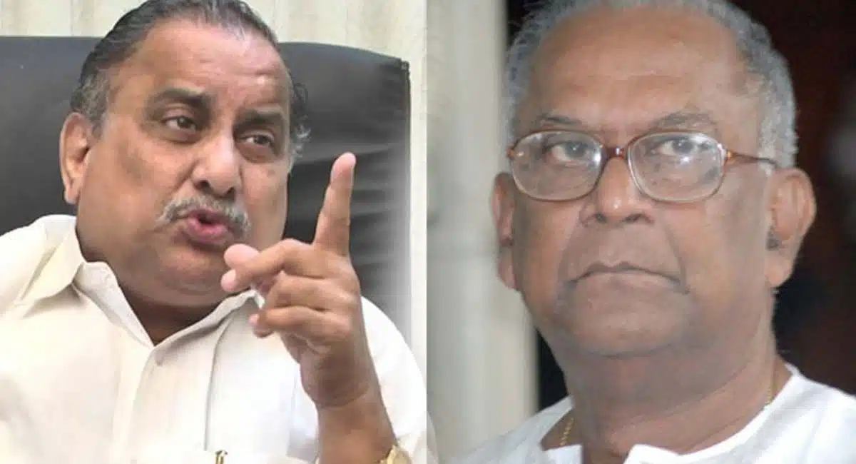 harirama jogaiah lashes out on mudragada padmanabham