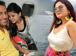 dhoni wife sakshi viral comments on her husband video viral