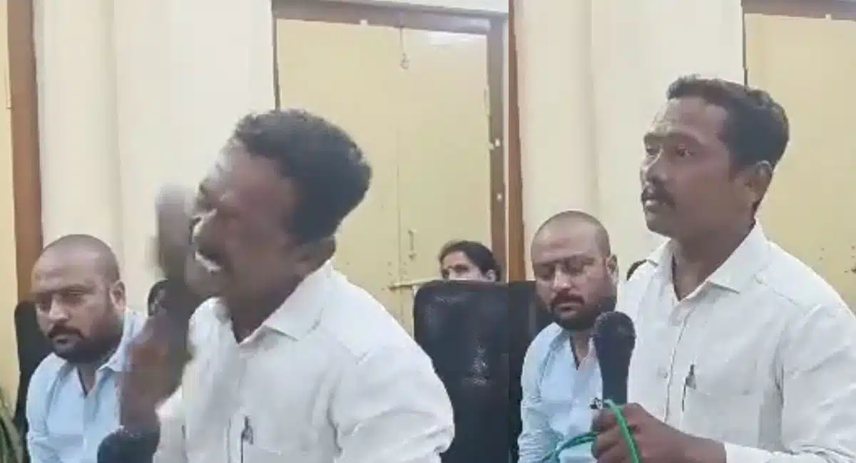 video of tdp leader hitting himself with his sandal