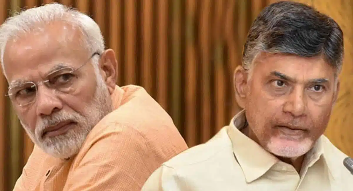 pm modi gives shck to chandrababu
