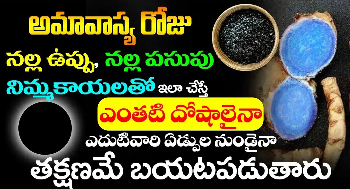 Do this on the day of Amavasya Evils will be gone