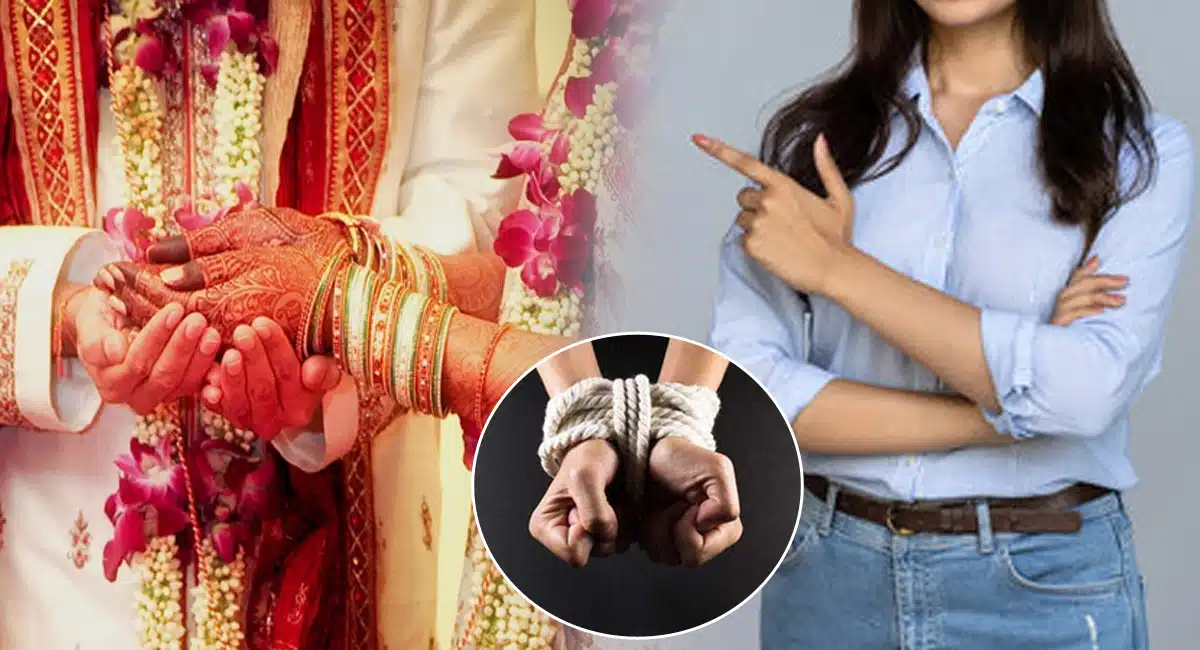 a women kidnapped a married man and marry him
