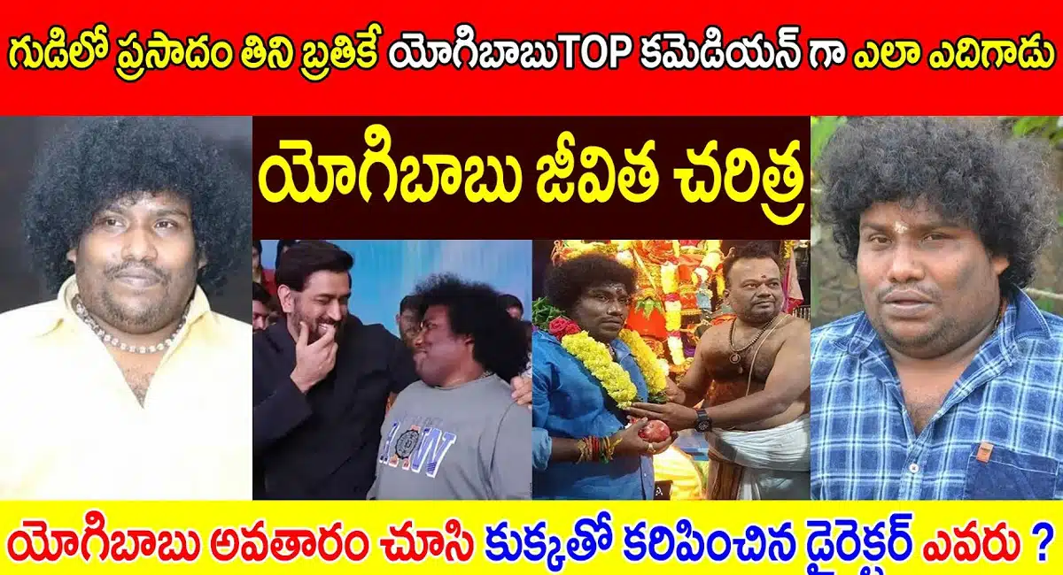 biography of yogi babu of tamil industry actor