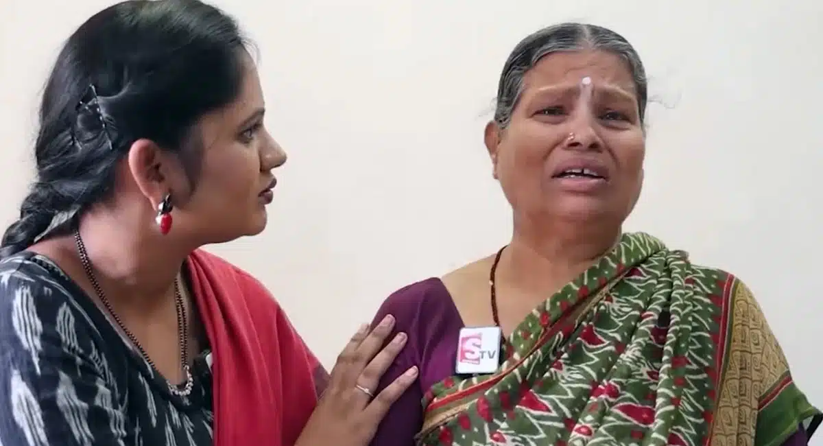 own son and daughter joined mother in old age home