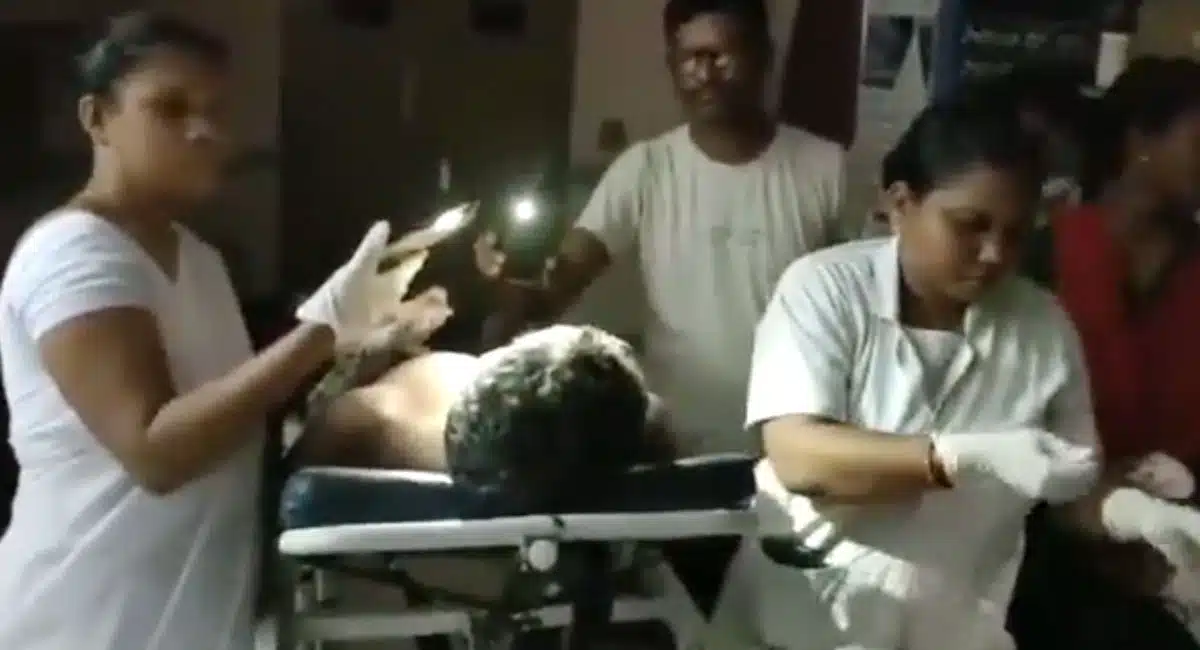 power in hospital in parwathipuram video viral