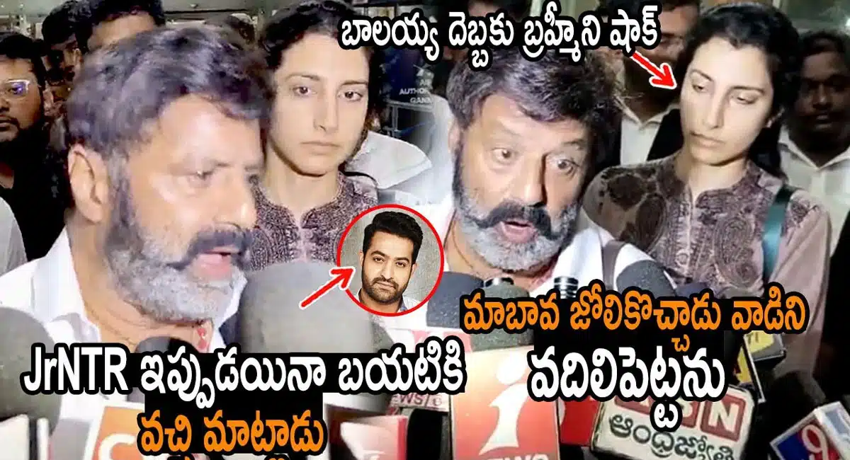 balakrishna comments on the way chandrababu was arrested