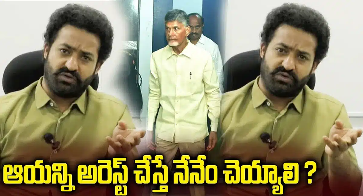 Jr ntr reaction to chandrababu arrest
