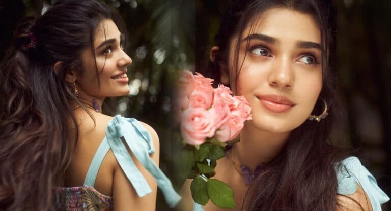 Krithi Shetty : పువ్వుల మధ్య లేలేత క్యూట్ అందాలు చూపిస్తూ ఫోటోలకు ఫోజులు ఇచ్చిన కృతి శెట్టి..!!