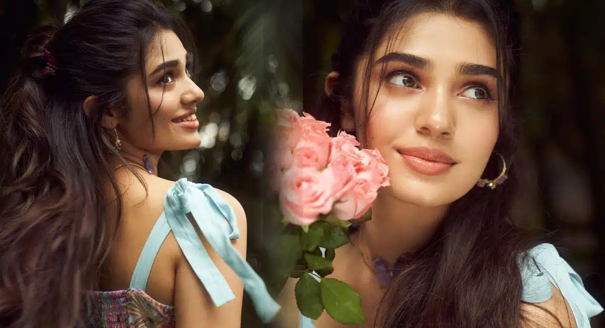 Krithi Shetty posed for photos