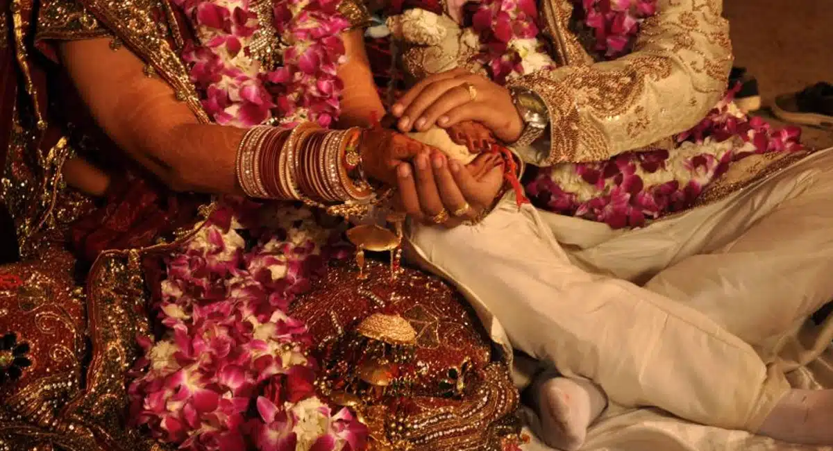 Young man married old women