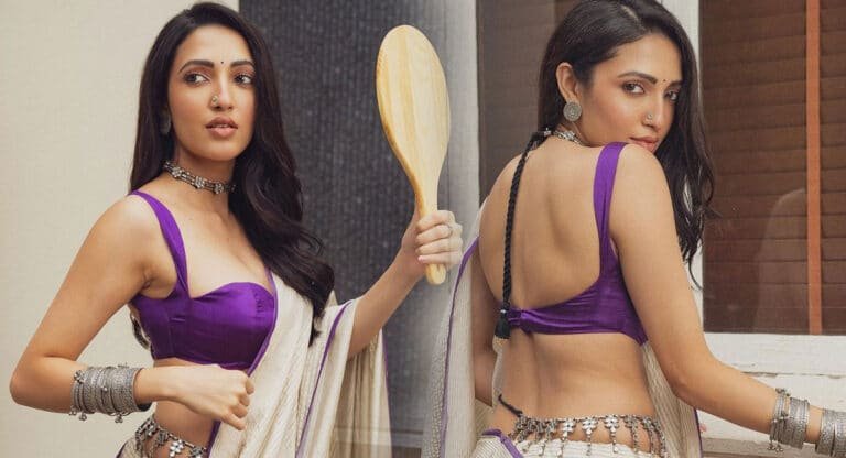 Neha Shetty : నా అందం చూడండి అంటూ చీర కట్టి వెనుక ఉన్నదంతా చూపించేసిన నేహా శెట్టి.. నీలో ఇంత ఫైర్ ఉందా రాధిక..?