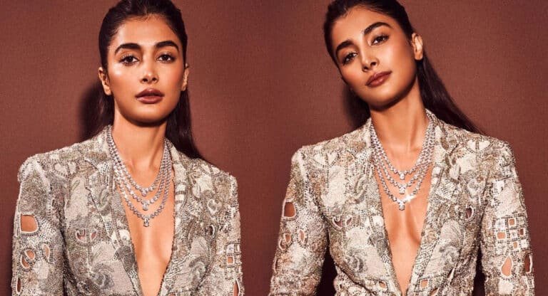 Pooja Hegde : ఆ పార్ట్ కనిపించేలా సింగిల్ బటన్ పెట్టుకొని కైపెక్కిస్తున్న పూజా హెగ్డే … వైరల్ ఫోటోలు