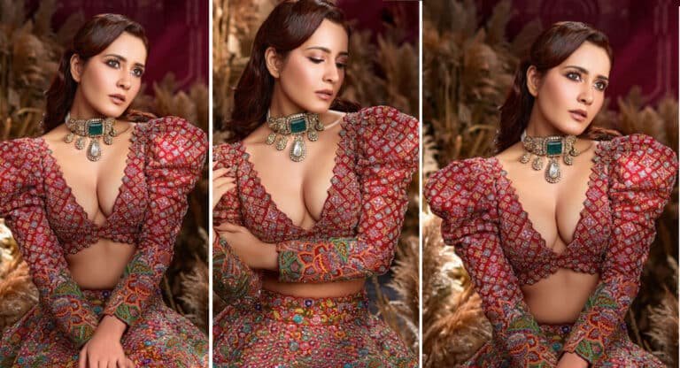 Rashi Khanna : ఓపెన్ చేసి సగానికి పైగా కెమెరాలకు చూపిస్తూ రాశీ ఖన్నా చూపిస్తున్న టాప్ అందాల ఫొటోస్..!!