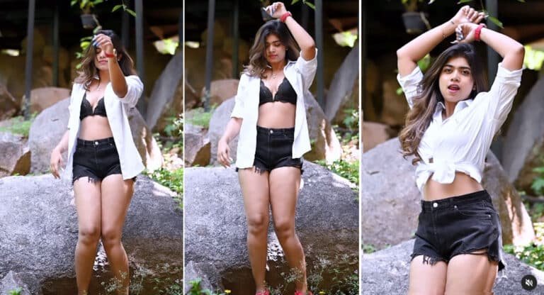 Jabardast Ritu Chaudhary :  అవకాశాల కోసం అందాలను ఎరగా వేస్తున్న రీతూ చౌదరి .. షర్ట్ బటన్ విప్పేసి ఆ రెండు కనిపించేలా డాన్స్.. వీడియో