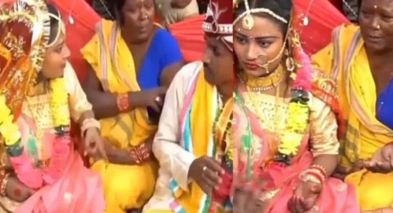 Viral Video : వరుడు చేసిన కక్కుర్తి పనికి చెంప చెల్లుమనిపించిన వధువు .. వైరల్ వీడియో!!
