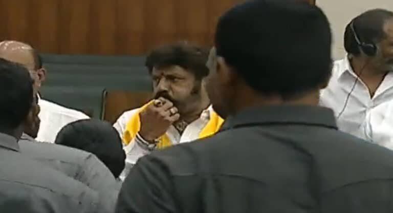 Balakrishna : నిన్న తొడ కొట్టాడు.. ఇవాళ విజిల్ వేశాడు.. ఏంది బాలయ్య ఇది.. అసెంబ్లీ అనుకున్నావా లేక థియేటర్ అనుకున్నావా?