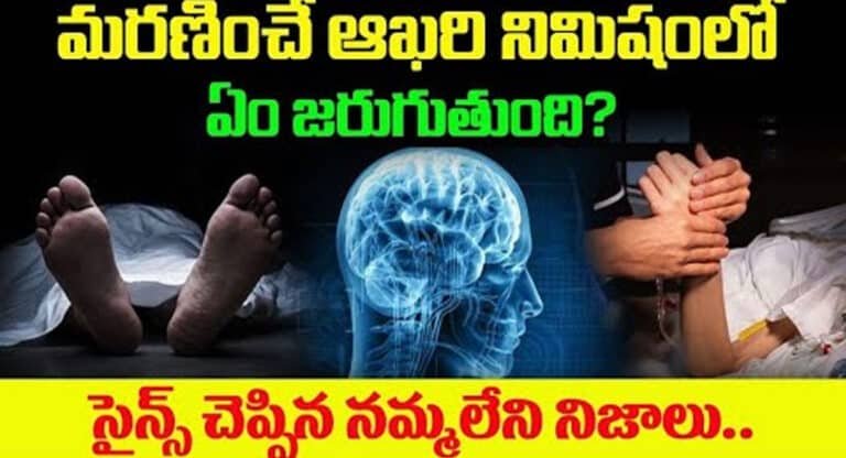 మరణించే ఆఖరి నిమిషంలో ఏం జరుగుతుంది.? సైన్స్ చెప్పిన నమ్మలేని నిజాలు..