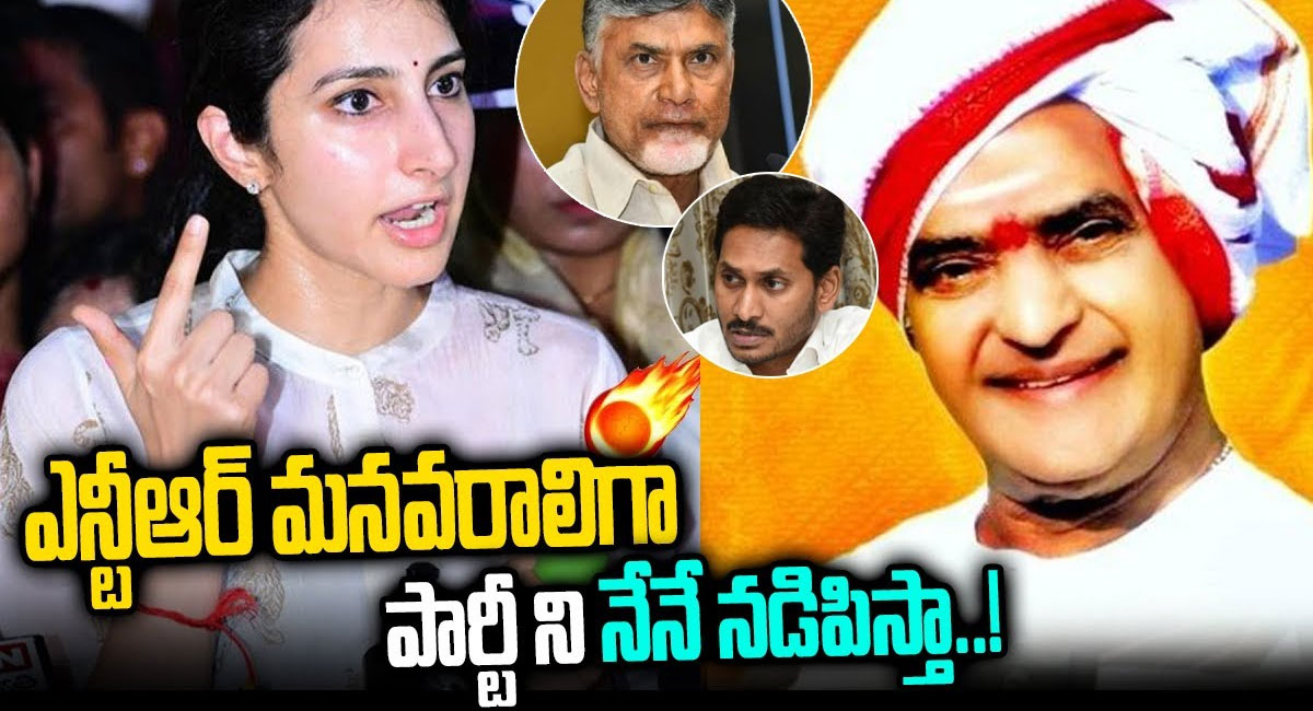 Nara Brahmani : ఎన్టీఆర్ మనవరాలిగా పార్టీని నేనే నడిపిస్తా.. నారా బ్రాహ్మణి సంచలన నిర్ణయం?