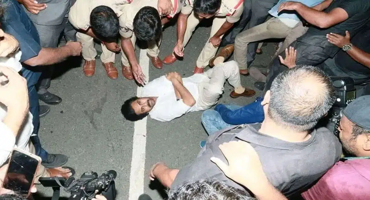 pawan Kalyan variety protests