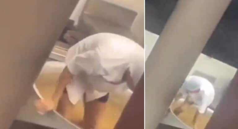 Viral Video : యూనివర్సిటీ విద్యార్థులకు కాళ్లతో తొక్కిన ఆహారాన్ని పెడుతున్న సిబ్బంది.. వీడియో..!!