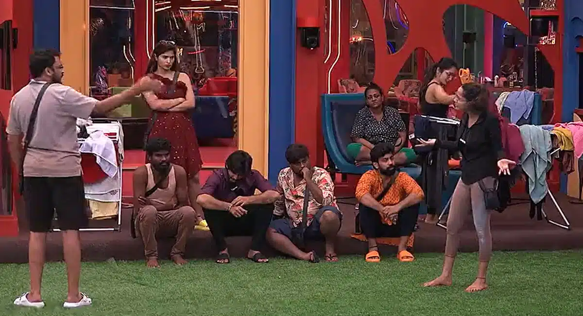 war between shobha shetty and shivaji in bigg boss 7 telugu